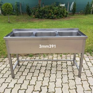 Ipari 3 medencés mosogató - 3mm39