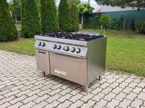 Ipari 6 égős gáztűzhely - 6lg45 - Image 2
