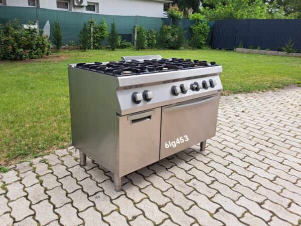 Ipari 6 égős gáztűzhely - 6lg45 - Image 3