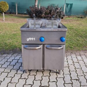 Ipari gázos fritőz, 2 aknás – gf99