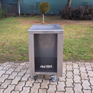 Rozsdamentes asztal alsó polccal – rba184